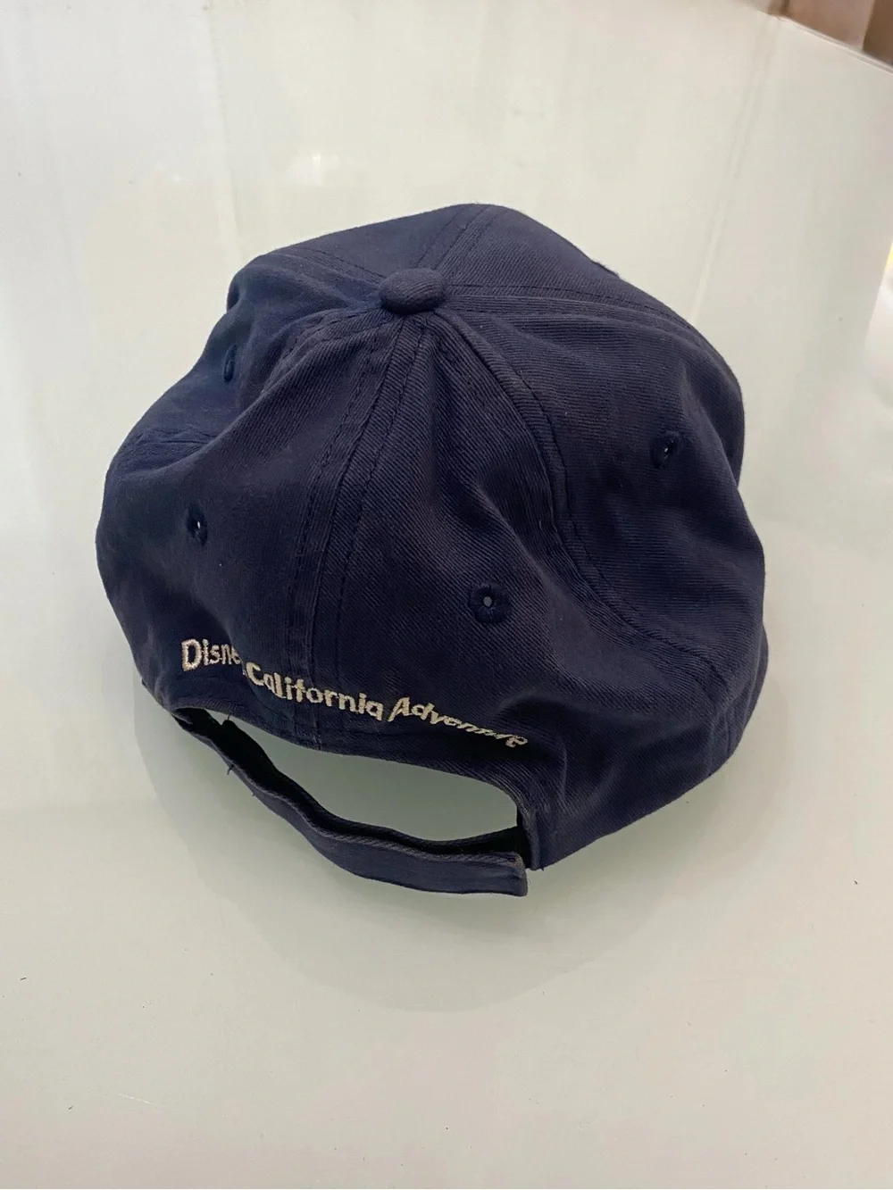 VTG Unisex Disney California Adventure Hat Navy Blue Opening Year Bear Cap